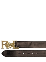 RALPH LAUREN BLACK LABEL - RL METALL LOGO GÜRTEL
