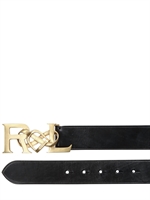 RALPH LAUREN BLACK LABEL - RL METALL LOGO GÜRTEL