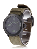 NIXON - OROLOGIO IN ACCIAIO E CANVAS 