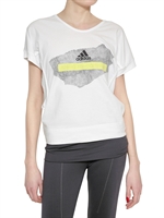 ADIDAS BY STELLA MCCARTNEY - FLICKEN LOGO JERSEY T-SHIRT