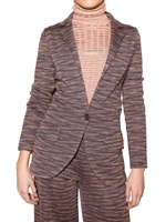 M MISSONI - WOOL KNIT JERSEY BLAZER JACKET