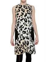 2(4)1 - LEOPARD DRUCK MILANO NAHT KLEID