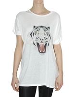 ONE.T.SHIRT - TIGER DRUCK MODAL JERSEY T-SHIRT