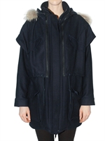 KAI AAKMANN - CAPPOTTO IN PANNO DI LANA CON GILET RIMOVIBILE
