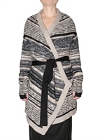 DAGMAR - HEAVY STRIPED WOOL KNIT SWEATER