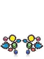 ERICKSON BEAMON - ORECCHINI CON CRISTALLI FLUORESCENTI