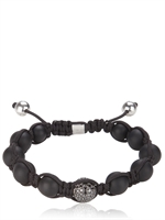SHAMBALLA JEWELS - BRACCIALE CON ORO, DIAMANTI NERI E ONICE