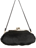 DIVERSO ITALIANO - CRISTINA PONY AND PATENT SHOULDER BAG