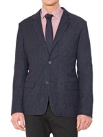 LANVIN - CREASED WOOL CANVAS JACKET