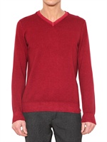 LANVIN - V-NECK CASHMERE KNIT SWEATER