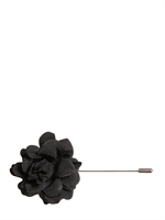 LANVIN - TWILL SILK ROSE PIN
