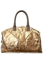 YVES SAINT-LAURENT - METALLIC EASY MEDIUM TOP HANDLE