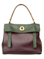 YVES SAINT-LAURENT - MUSE TWO MULTI COLOR LEATHER BAG
