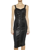 DOLCE & GABBANA - STRETCH MIT SPITZEN EINSATZ KLEID
