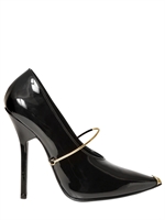 GIVENCHY - 100MM CLAW METAL STRAP PATENT PUMPS