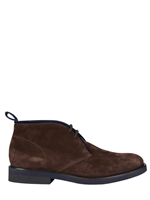 ARFANGO - SUEDE HIGH DERBY LACE-UP SHOES