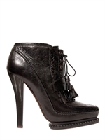 ROBERTO CAVALLI - 130MM PRINTED CALF TASSELS BOOTS