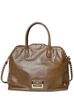 VALENTINO - DOME STUDDED BRUSHED CALFSKIN TOP HANDLE