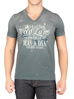 DSQUARED - GOLD LAND DYED JERSEY T-SHIRT