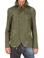 DSQUARED - PAINTED RIPSTOP COTTON JACKET