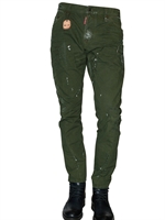 DSQUARED - JEANS 18CM KENNY TWIST RIPSTOP DI COTONE