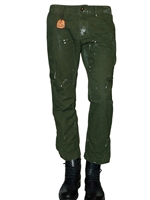 DSQUARED - 19CM RIPSTOP COTTON ANKLE TROUSERS