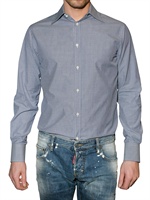 DSQUARED - CAMICIA MICRO VICHY VESTIBILITA' REGOLARE