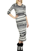 D&G - DREI IN EIN DRUCK JERSEY KLEID