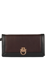 SALVATORE FERRAGAMO - PORTAFOGLIO IN PELLE CON LOGO - NERO