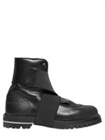 LANVIN - STIVALI DI PELLE E LIZARD