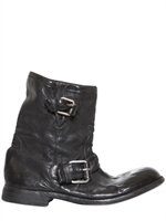 CASADEI - STIVALI DI NAPPA CON ZIP LATERALE MODELLO BIKER