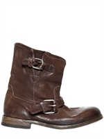 CASADEI - STIVALI DI NAPPA CON ZIP LATERALE MODELLO BIKER