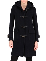 HARNOLD BROOK - CAPPOTTO CON CAPPUCCIO IN LANA SPIGATA