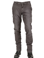 REAL THING BY MASON'S - 18CM STRETCH GABARDINE CARGO TROUSERS