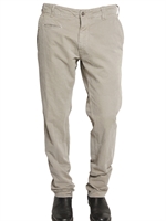 REAL THING BY MASON'S - 19CM SAND BLASTED GABARDINE TROUSERS