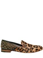 GIACOMORELLI - LEOPARD NIETEN HALBSCHUHE