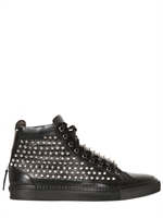 GIACOMORELLI - NIETEN KALBSLEDER SNEAKERS