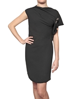 DIDIER PARAKIAN - ASYMMETRISCHES CREPE DE CHINE KLEID