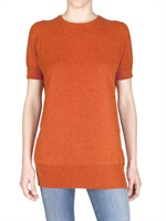 ANNAPURNA - SHORT SLEEVE CASHMERE KNIT SWEATER