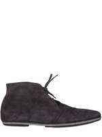 FESSURA - SCARPE STRINGATE DI CAMOSCIO LAVATO
