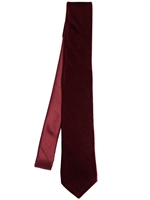 LANVIN - 7CM VELVET AND SATIN TIE