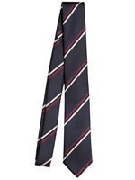 LANVIN - 7CM STRIPED SILK TWILL TIE