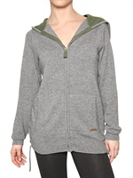 BEAYUKMUI - HOODED HEART WOOL KNIT SWEATER