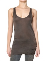 BALMAIN - GERIPPTES BAMWOLL TANK TOP