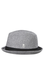 HYDROGEN - SKULL PRINT FEDORA HAT