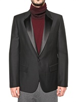 MAISON MARTIN MARGIELA - SILK REVERE BARATHEA COOL WOOL JACKET