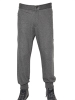 MAISON MARTIN MARGIELA - MELANGE COTTON FLEECE TROUSERS