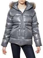 PYRENEX - MURMASKY HOOD LAQUERED NYLON DOWN JACKET