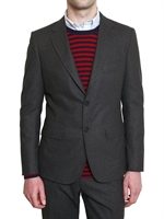 BAND OF OUTSIDERS - MICRO CHECK STRETCH FLANNEL JACKET