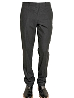 BAND OF OUTSIDERS - MICRO CHECK STRETCH FLANNEL TROUSERS